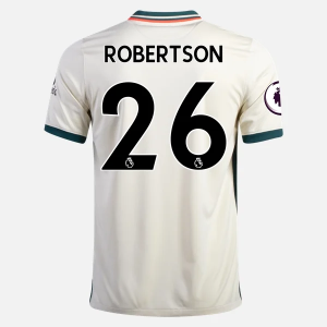Jalkapallo Pelipaidat Liverpool Andrew Roberston 26 Vieras  2021/22 – Lyhythihainen
