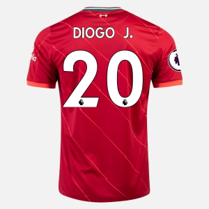 Jalkapallo Pelipaidat Liverpool FC Diogo Jota 20 Koti 2021/22 – Lyhythihainen