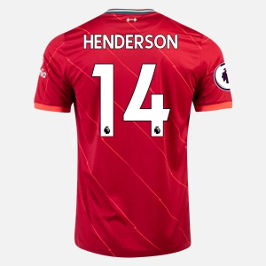 Jalkapallo Pelipaidat Liverpool FC Jordan Henderson 14 Koti 2021/22 – Lyhythihainen