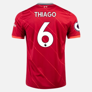 Jalkapallo Pelipaidat Liverpool FC Thiago Alcantara 6 Koti 2021/22 – Lyhythihainen