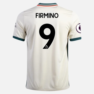 Jalkapallo Pelipaidat Liverpool Roberto Firmino 9 Vieras  2021/22 – Lyhythihainen