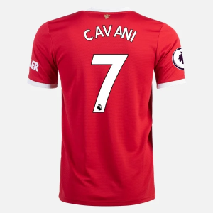 Jalkapallo Pelipaidat Manchester United Edinson Cavani 7 Koti 2021/22 – Lyhythihainen