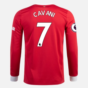Jalkapallo Pelipaidat Manchester United Edinson Cavani 7 Koti 2021/22 – Pitkähihainen