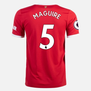 Jalkapallo Pelipaidat Manchester United Harry Maguire 5 Koti 2021/22 – Lyhythihainen