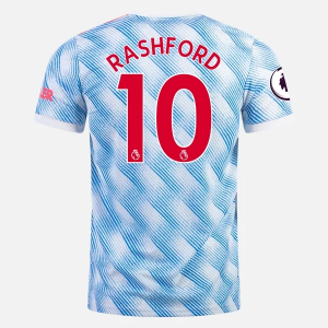 Jalkapallo Pelipaidat Manchester United Marcus Rashford 10 Vieras 2021/22 – Lyhythihainen