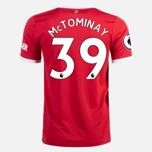 Jalkapallo Pelipaidat Manchester United Scott McTominay 39 Koti 2021/22 – Lyhythihainen